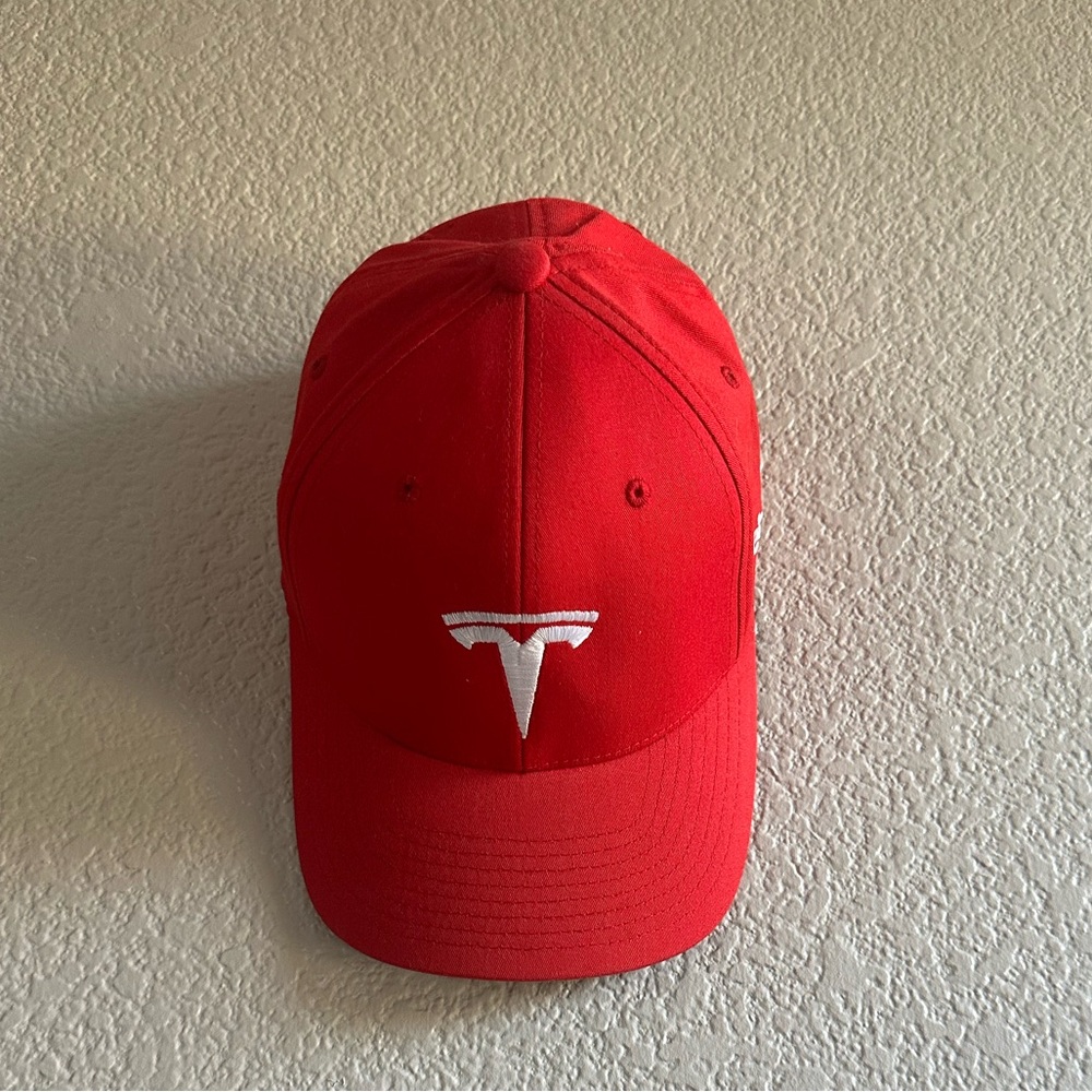 Tesla Safety Team Red flex fit Cap